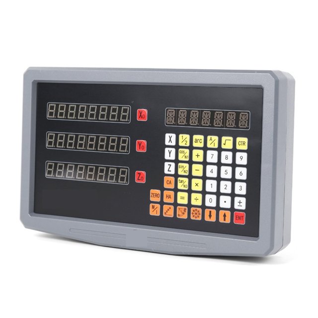 Lathe Mill 3 Axis SDS3MS And 3PCS Linear Scales 5U 5V TTL Optical Ruler/Line/Encoder Dimensions 100 To 1000MM ,Easy to Operate