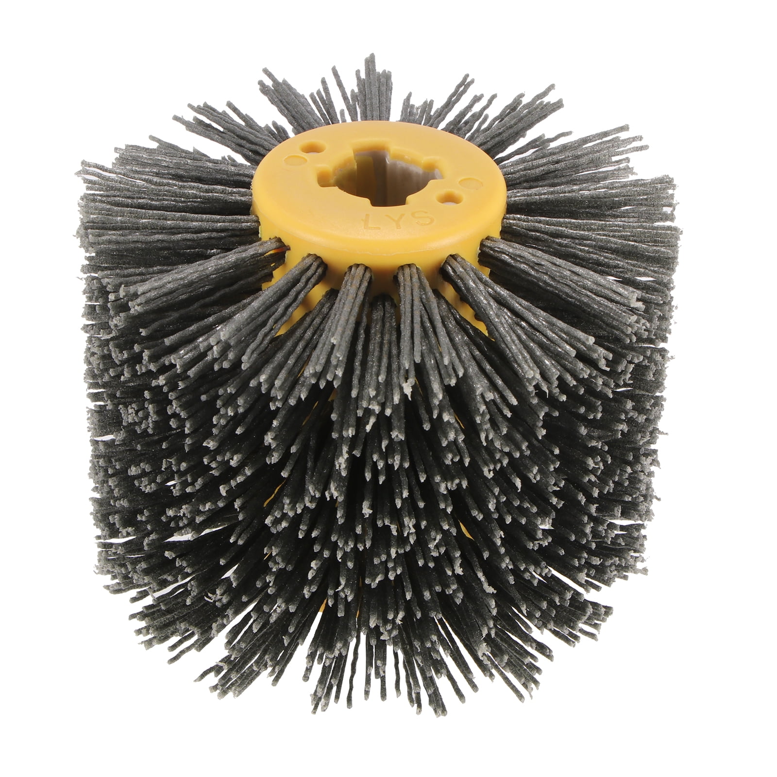 4" Cup Nylon Abrasive Brush Wheel Poly-abrasive for Cleaning 5/8" Bore 80 120# 