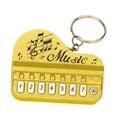 thumbnail image 2 of Pequeño llavero con teclado electrónico, colgante de teclado de piano, llavero de piano para Dorado, 2 of 9