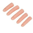thumbnail image 1 of Silicone Nail Training Finger, Thickened 5Pcs High Simulation Nail Art Practice Fingers  for Beginners, 1 of 7