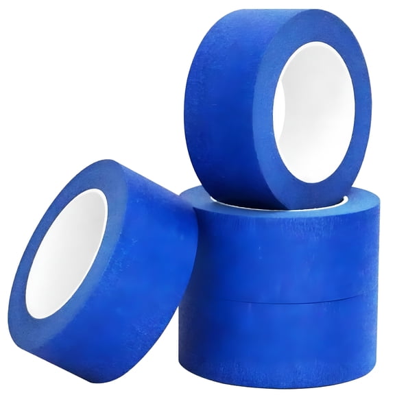 ICERUN Painters Tape 2 Inch Wide, 4-Packs Blue Painters Tape for General Purpose Use, 2 Inches X 55 Yards X 4 Rolls, 330 Yards in Total