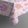 thumbnail image 4 of Classic Princess Pattern Rectangle Tablecloth 60"x120",Waterproof Polyester Rectangle Table Cloth, Wipeable Spillproof Polyester Tablecloth for Dining, Camping, Indoor and Outdoor, 4 of 6