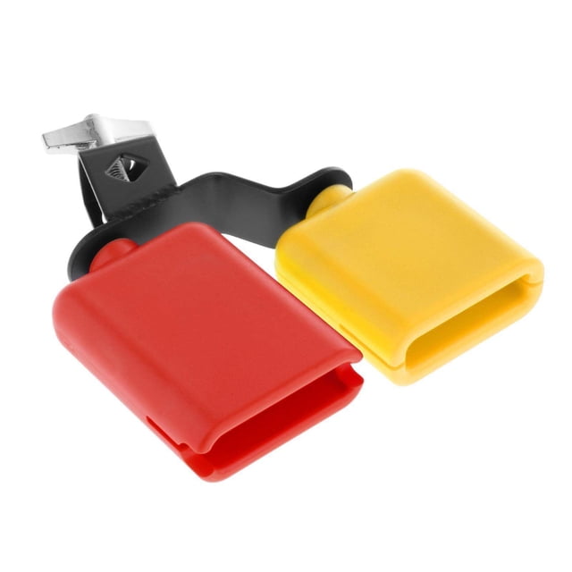 Xingzhi Double Mounted Bell Set Noisemaker Percussion Instrument Accessory Style E