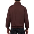 thumbnail image 2 of Gildan Men's and Big Men's 1/4 Zip Cotton Cadet Collar Sweatshirt, up to 2XL, 2 of 2