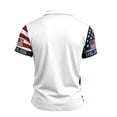 thumbnail image 5 of Mens Polo Shirts Short Sleeve 250th Anniversary Usa Shirts 1776 Flag Men 4th Of July Shirts Patriotic Tshirts Men's Novelty Shirts Men's T-Shirts Vintage T Shirts for Men White Graphic Tee Men, 5 of 8