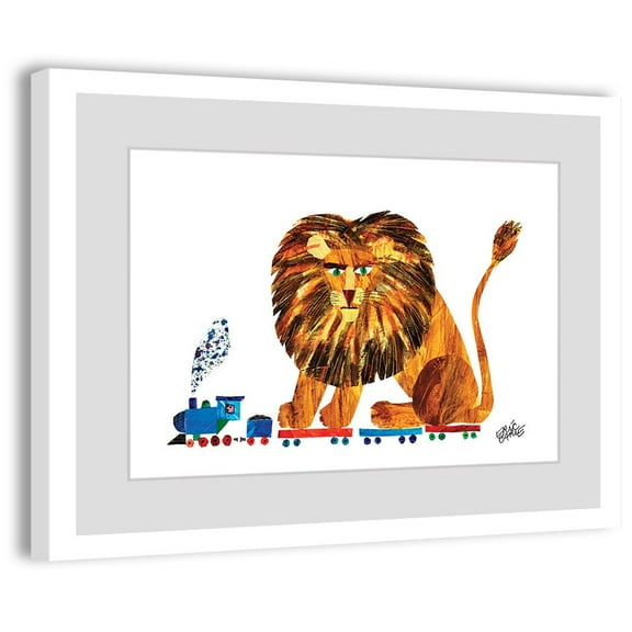 MARMONT HILL Lion on a Train 2 18 x 12