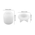 thumbnail image 4 of Tarro Almacenamiento Cono Pino Molde Silicona DIY Con Tapas, 4 of 6