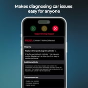 Bluetooth OBD2 Scanner for Car - Car Code Readers & Scan Tools for iPhone & Android - Wireless OBD2 Auto Diagnostic Tool to Check Engine & (1 Pack)