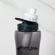Cirkul 32oz Gray Plastic Bottle with Black Lid and Flavor Cartridge (GoSip Berry Blue Punch)