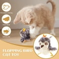 thumbnail image 4 of EIGTHTAIL Bird Shaped Cat Toy Rechargeable Interactive Cat Toy with Sound Creative Realistic Flapping Bird Shaped Cat Toys Plush Cat Toy with Remote Control for Cats Indoor Exercise Fun, 4 of 12
