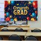 thumbnail image 1 of Pancarta de felicitaciones de graduación, suministros para letreros de jardín de graduación, letrero de celebración de 180 x 109 cm, decoración, 1 of 8
