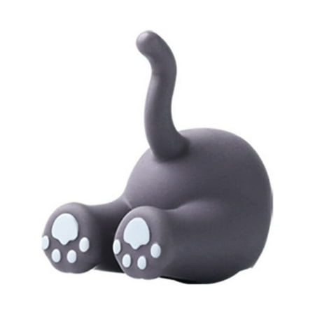 

WIQUOKETT Door Non Marking Wall Hook Animal Punching Tail Hook，Single Stickers Home Decor
