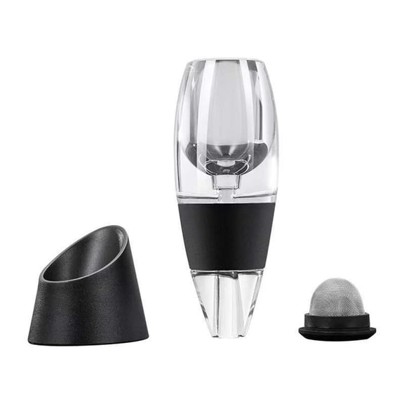 Wine Aerator Pourer and Decanter Unique Aeration Device Quickly Enhances Wine Flavors with Smoother Finish,Best Gifts for Wine Lovers and Sommeliers.