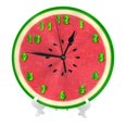 thumbnail image 2 of Reloj de pared con forma de rebanada de sandía, de 10 pulgadas, silencioso, estilo rústico retro, decorativo para sala de estar, cocina, hogar, baño y dormitorio, 2 of 7