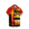 thumbnail image 4 of Camisas casuales de manga corta estilo hawaiano de moda de verano para hombres Pompotops oipoqjl43990, 4 of 6