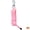 Pink, variant on Horse Roping Lead Rope Riding Poly White 1/4"X8 Ft Snaps