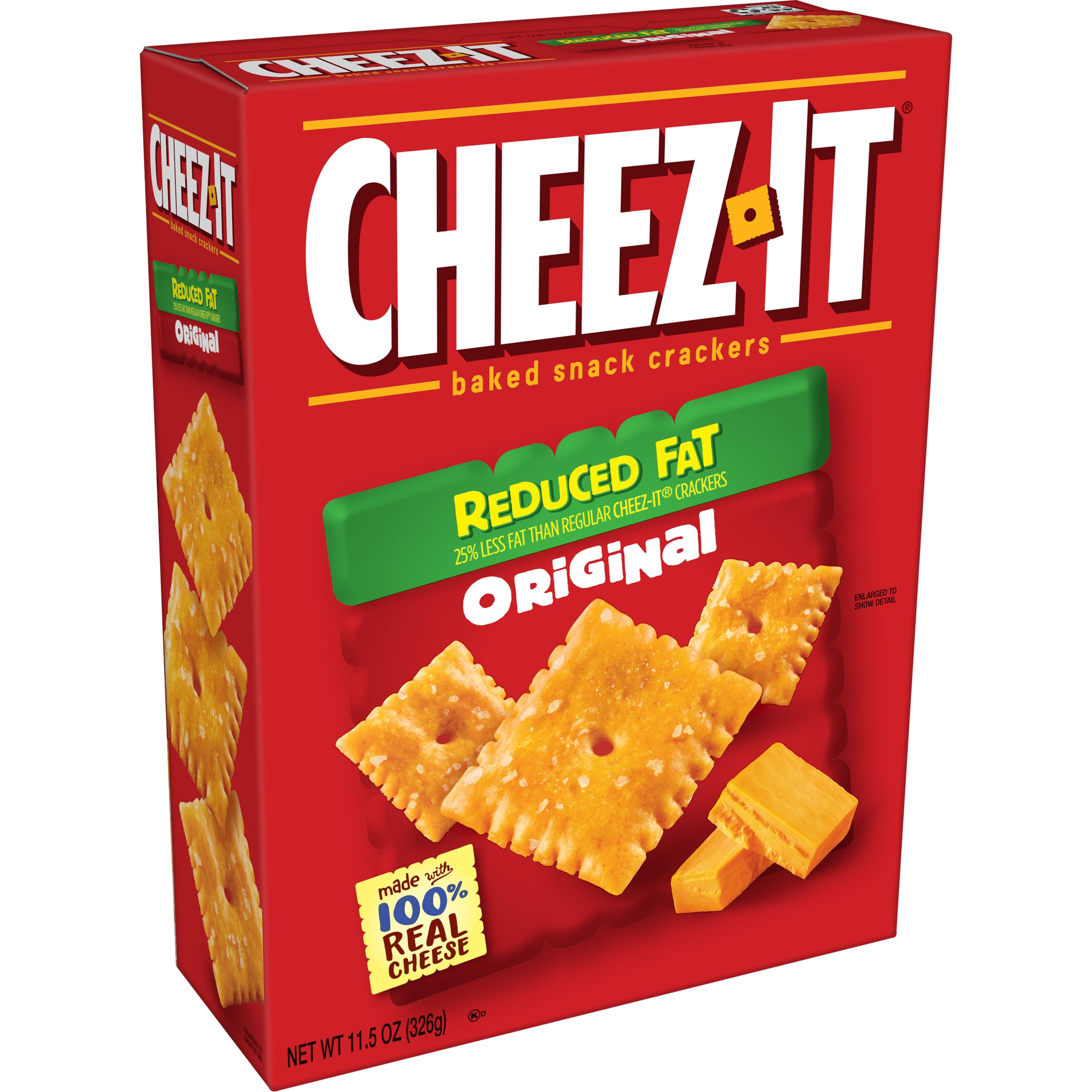 CheezIt Baked Snack Cheese Crackers, Made with 100 Real Cheese
