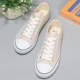 thumbnail image 5 of KEINDI Womens Classic Canvas Shoes Low Top Lace up Fashion Casual Sneakers Beige size 7, 5 of 7
