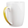 thumbnail image 4 of Paquete con 15 piezas de Taza de cerámica blanca con asa de color amarillo 8.6 x 11.6, 4 of 5