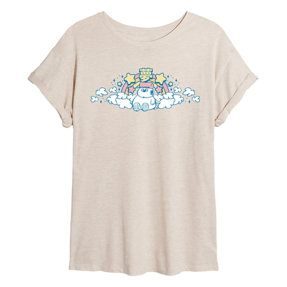 Peanuts - Olaf Kawaii - Women's Oversized Graphic T-Shirt