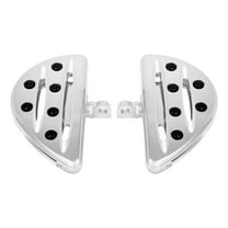 Chrome Cut Floorboards Foot Pegs Passenger Pedal Fit For Harley Touring FLHR