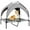 Light Grey, variant on PawHut Elevated Dog Bed Cooling Dog Cot Bed w/ Canopy, for M L Light Grey