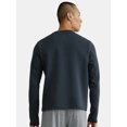 thumbnail image 2 of Athletic Works Men's and Men's Big Textured Long Sleeve Crew, Sizes S-3XL, 2 of 5