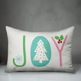 thumbnail image 3 of Creative Products Colorful Christmas Joy 14x20 Spun Poly Pillow, 3 of 3
