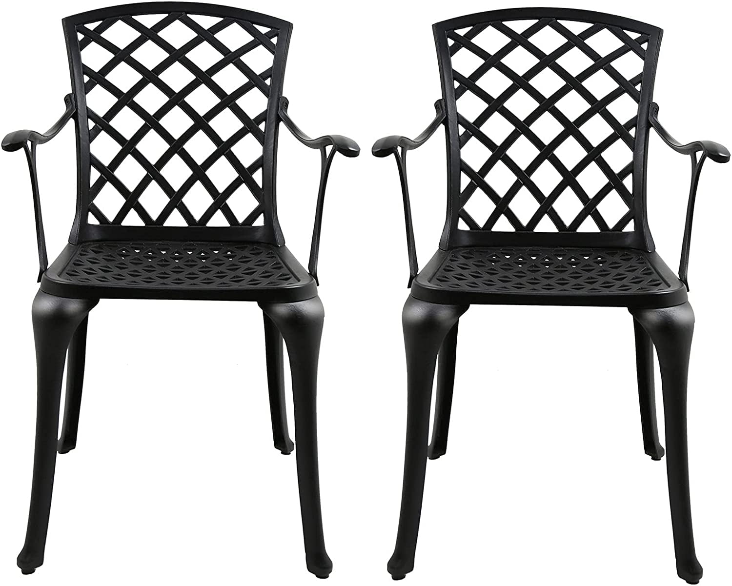 SURFLINE Outdoor Dining Chairs, Outdoor Patio Dining Chairs, Cast