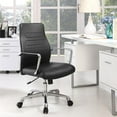 thumbnail image 1 of Depict Mid-back Aluminum Office Chair Black, 1 of 7