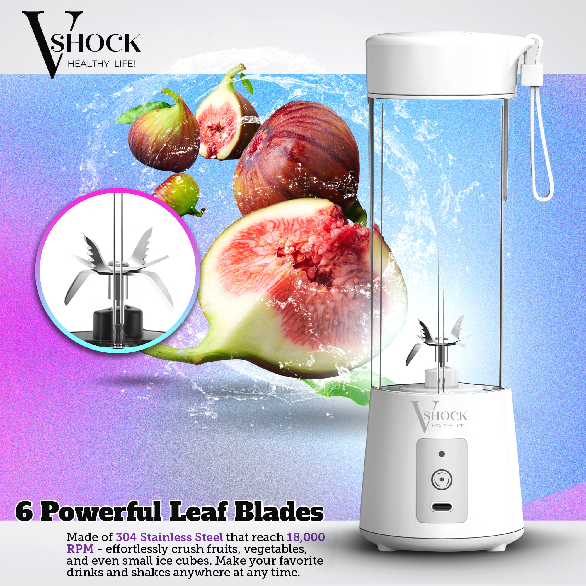 5 CORE Personal Blender for Shakes and Smoothies Portable Blender