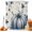 Flax, variant on Shower Curtains for Bathroom-36"x72",Watercolor Thanksgiving Pumpkin Waterproof Bath Curtain Grommet Shower Curtain Set with Hooks
