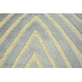 thumbnail image 4 of Feizy Saphir Callo Modern Abstract, Tan/Gray, 5'3" x 7'6" Area Rug Sheen Fade Resistant Casual Diamond Design Carpet for Living Dining Bed Room, 4 of 5