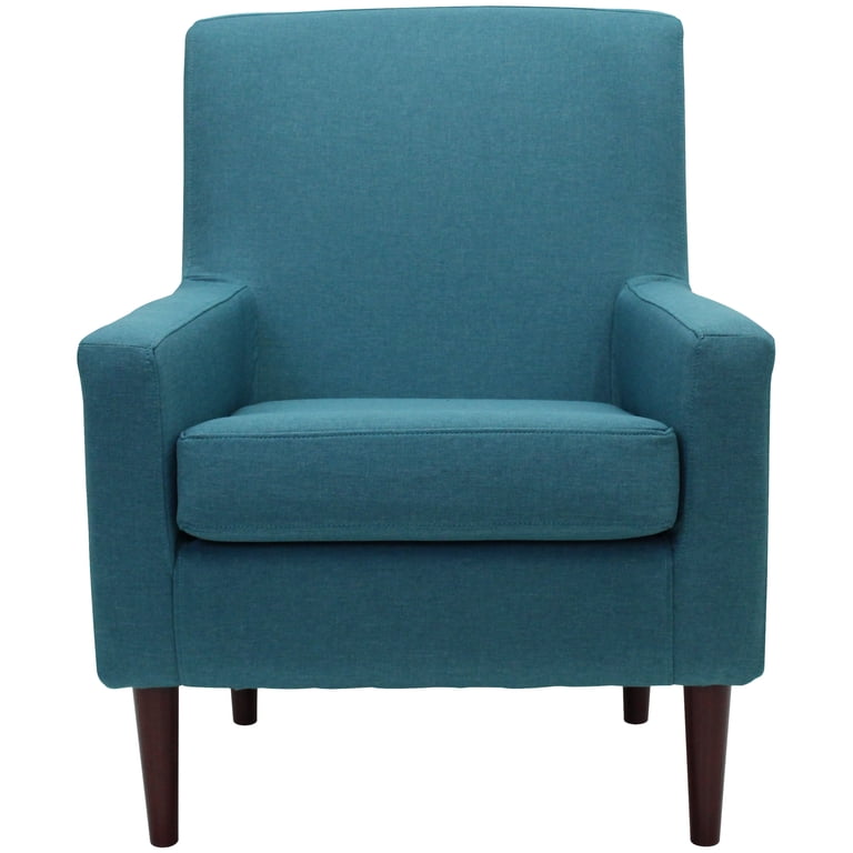 Mainstays Kinley Lounge Chair, Teal Polyester photo 3