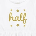 thumbnail image 4 of Inktastic Half Birthday 1/2 Photo Girls Baby Dress, 4 of 5