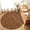 Brown, variant on Round Area Rugs 6Ft, Vintage Country Non-Slip Washable Circle Rugs Carpet, Farmhouse American Rustic Cabins Animals Indoor Outdoor Rug Floor Mats Throw Runner for Bedroom Living Room Bathroom
