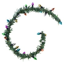 STRANDCHIC Miniature Garland With Lights Plastic Multi 1Set Realistic Christmas Home Decor