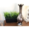 thumbnail image 2 of Natural Geo Brass Vintage Black/Gold 15" Table Vase, 2 of 5