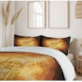 thumbnail image 6 of Ambesonne Horror House Duvet Cover Set, Demon View, 2-Calking, Orange, 6 of 7