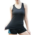 thumbnail image 5 of NELEUS Womens Workout Yoga Tank Top Racerback Running Athletic Shirts 3 Pack,Black,US Size S, 5 of 8