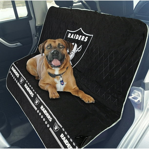 Pets First Pets First NFL Oakland Raiders Premium Car Seat Protecting
