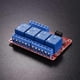 thumbnail image 3 of Módulo De Relé Módulo de relé de 4 canales de 12 V con disparador de nivel H/L de optoacoplador para Arduino, 3 of 8