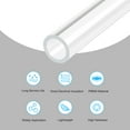 thumbnail image 3 of Uxcell 2 Pcs Clear Acrylic Pipes Round Tube for Lamps and Lanterns 12mm x 16mm, 3 of 6