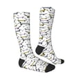 thumbnail image 3 of Fotbe Dachshund Dog Puppy print Women's Men's Novelty Crew Socks Cotton Socks Knee High Socks for Walking,Running,Nurses,Pregnancy, 3 of 9