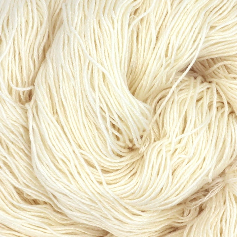 JubileeYarn Undyed Yarn - 45% Bamboo 40% Wool 15% Nylon -100g/460yds - 3  Pack