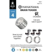 BePuzzled, Cylinder Hanayama Metal Brainteaser Puzzle Level 4 Ages 12+