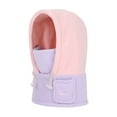 thumbnail image 2 of Kids Winter Hats Neck Warmer Sherpa Fleece Warm Caps for Boys Girls Cold Weather (One Size, Pink), 2 of 2