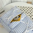 thumbnail image 4 of Mochila A Cuadros Con Lazo Informal para Mujer () Azul, 4 of 8