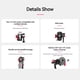 thumbnail image 3 of Cabezal de trípode con movimiento horizontal y vertical con cabezal fluido para video compacto Manbily VH-1, 3 of 8