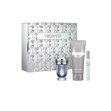 Paco Invictus By Paco Rabanne 3 Pieces Gift Set 1.7 oz Spray 3.4 oz Shower Gel 10ML Edt Spray